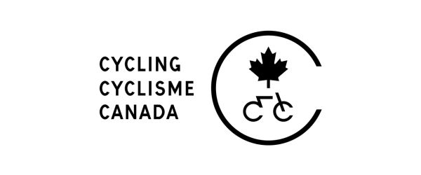 Logo of Cycling Canada featuring a stylized bicycle inside a letter 