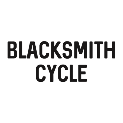 Black text on a white background reads "BLACKSMITH CYCLE" in bold, uppercase letters with a simple, modern font.